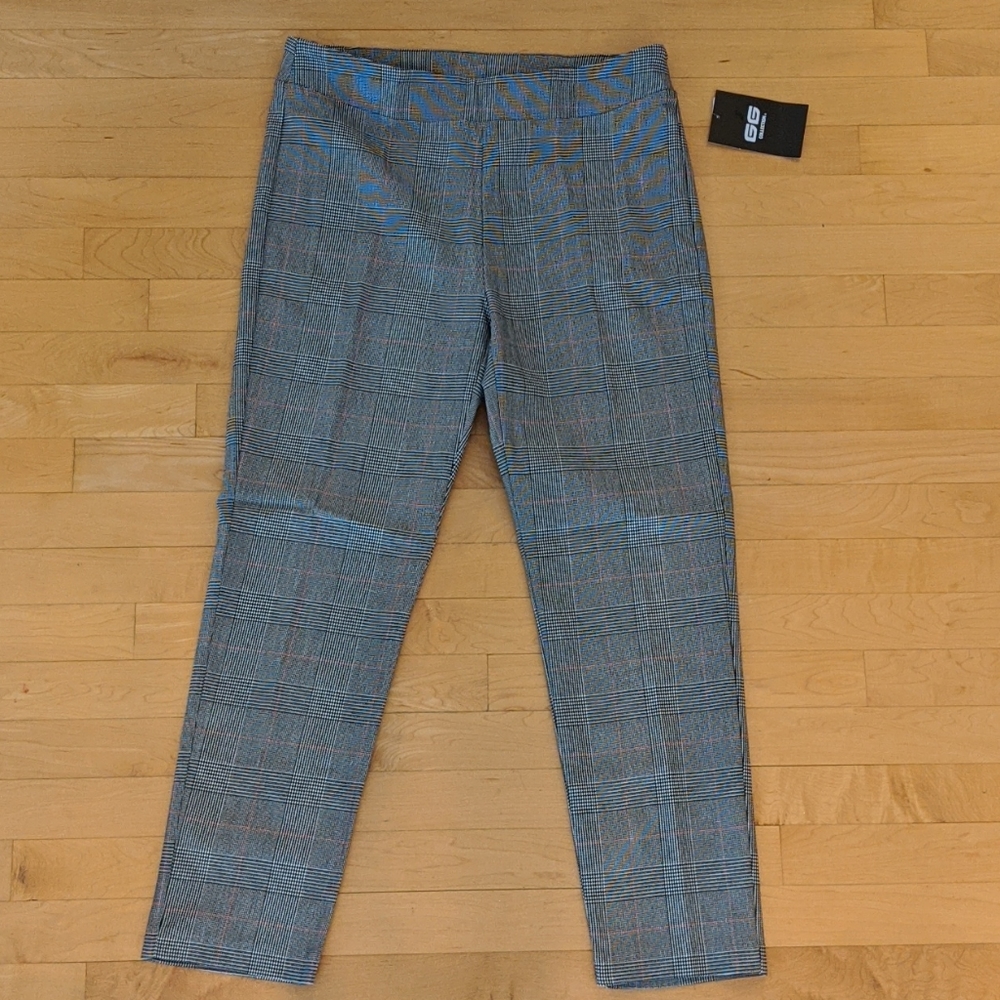Glen Check Pull On Pant